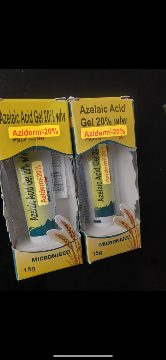 Aziderm Azelaic acid 20% gel 15g